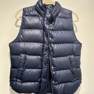 J crew navy puffer vest